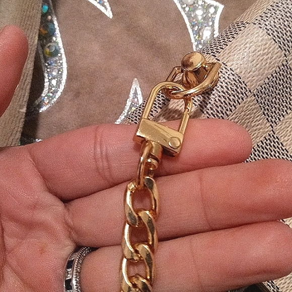 ▶ ®Louis Vuitton Damier Azur Sarah Continental Wallet WOC Pre-owned - Picture 15 of 16